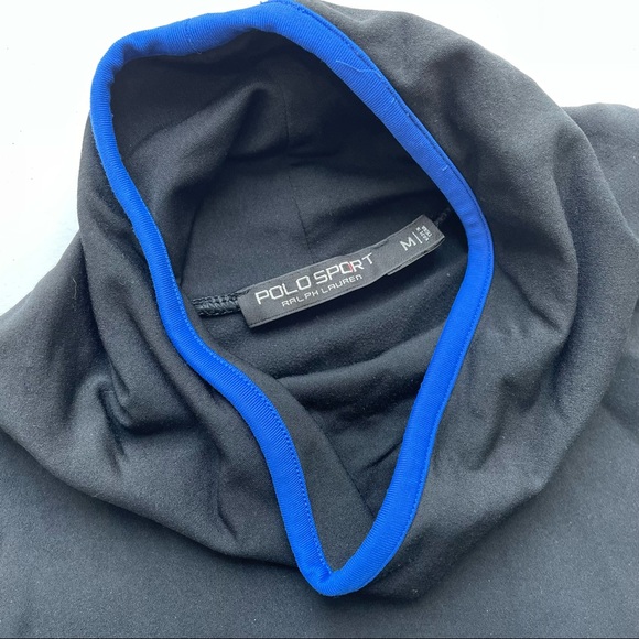 Polo Sport Ralph Lauren Athletic Long Sleeve Pullover Sweatshirt Mock Neck M - Picture 5 of 9